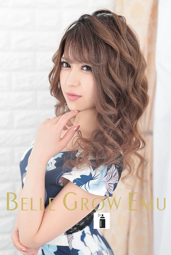 大阪ミナミの人気の美容院ベルグローエミュー、色っぽい巻き髪スタイル、セクシーな巻き髪のダウンスタイル、