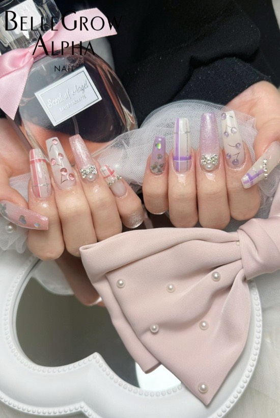 さくらんぼネイル