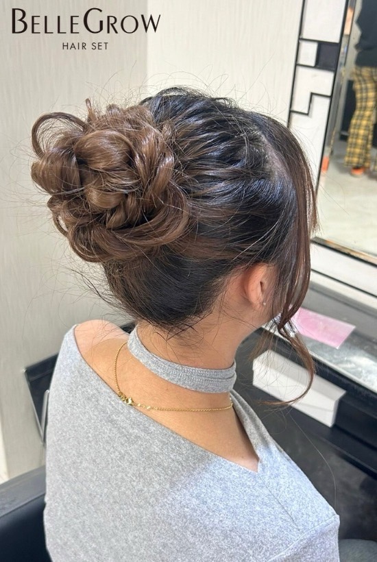 簡単ヘアセット