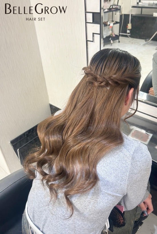 簡単ヘアセット