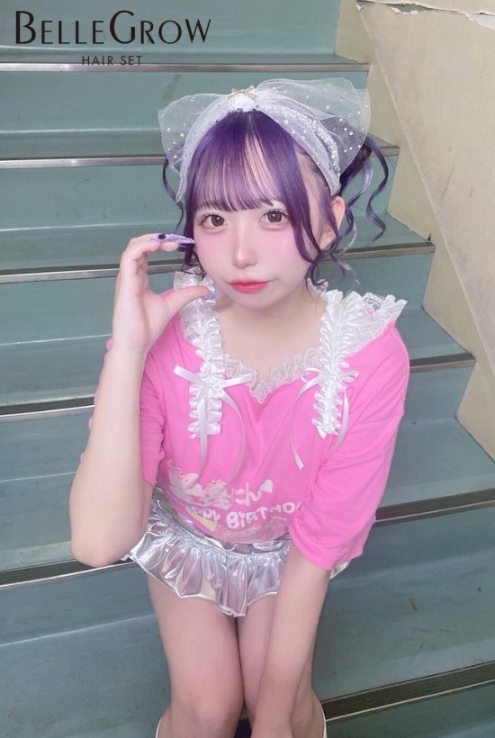 ツインお団子へア