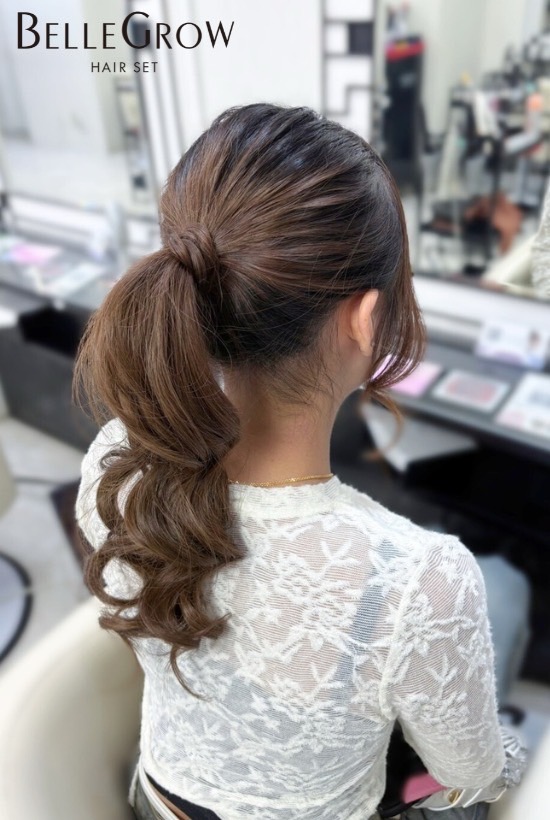 簡単ヘアセット