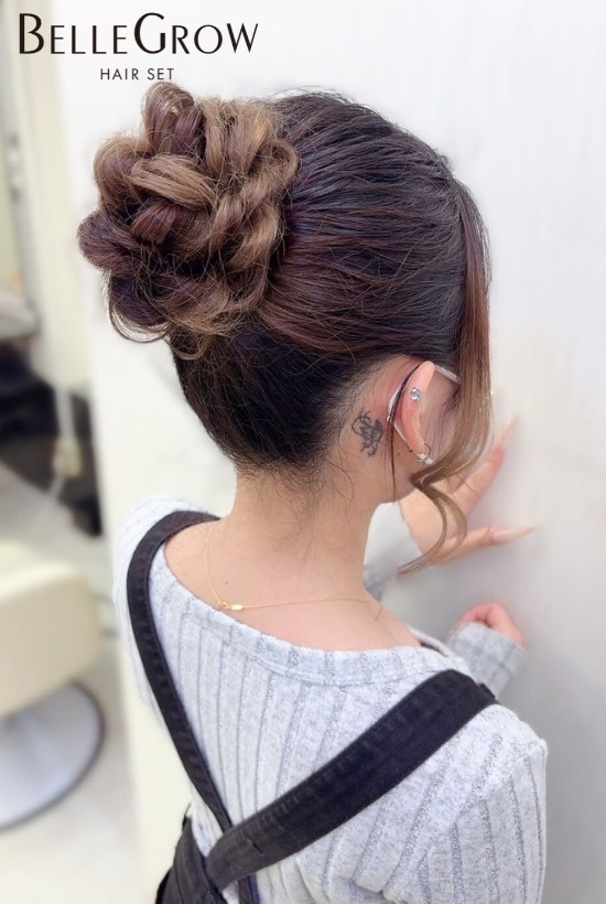 簡単ヘアセット