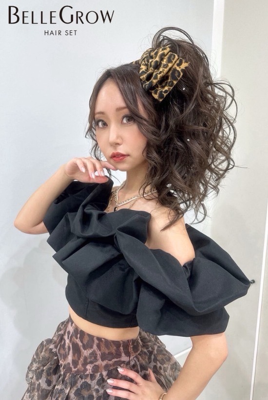 盛り髪