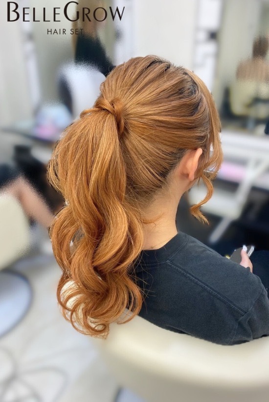 簡単ヘアセット