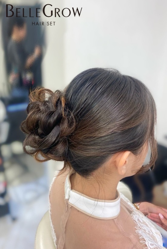 簡単ヘアセット