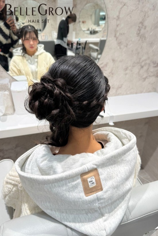 サイドクラゲヘア