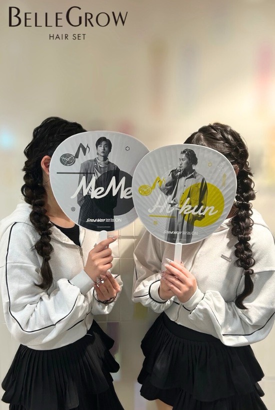 編み下ろしヘア