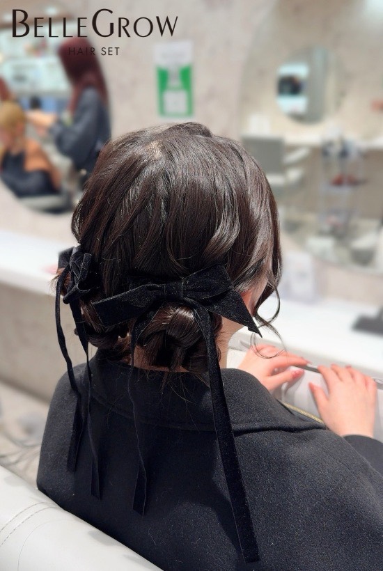 ツインおだんごヘア