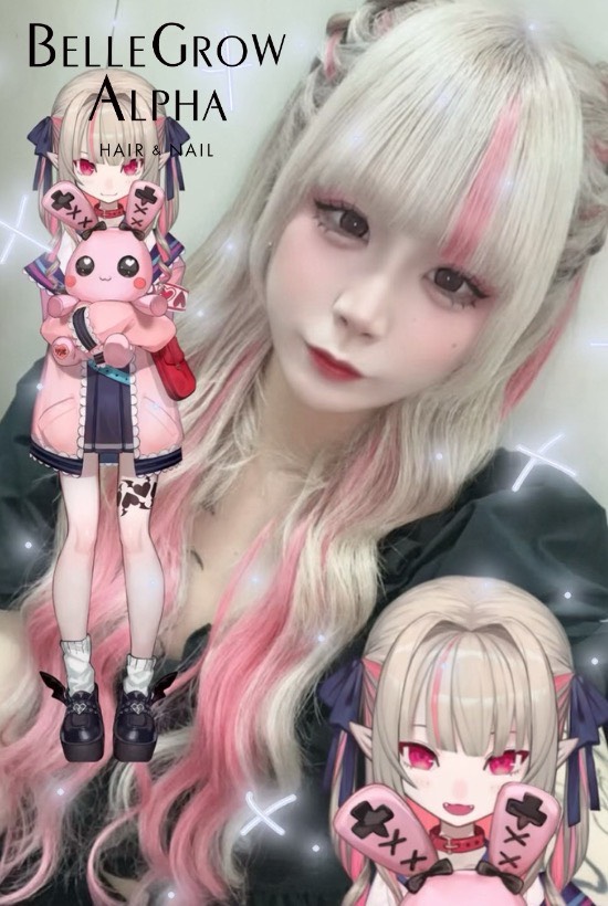 カラー＋エクステ