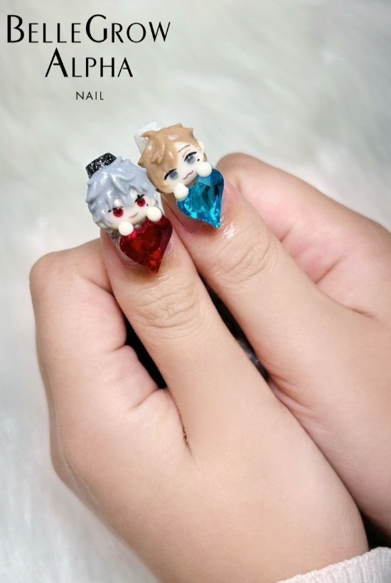 ３Dキャラネイル