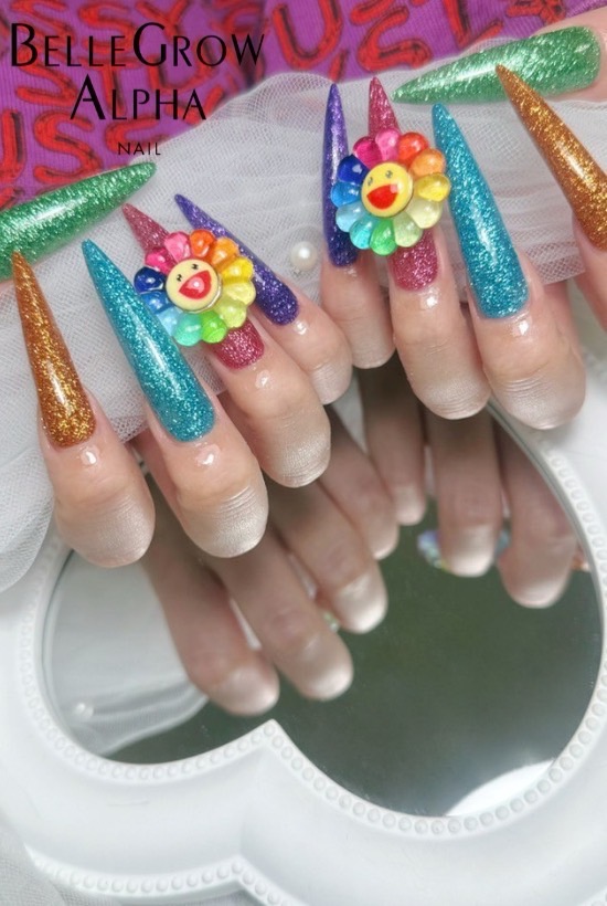 フラワーネイル