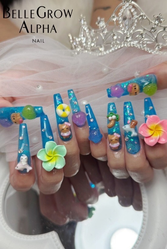 夏ギャルネイル