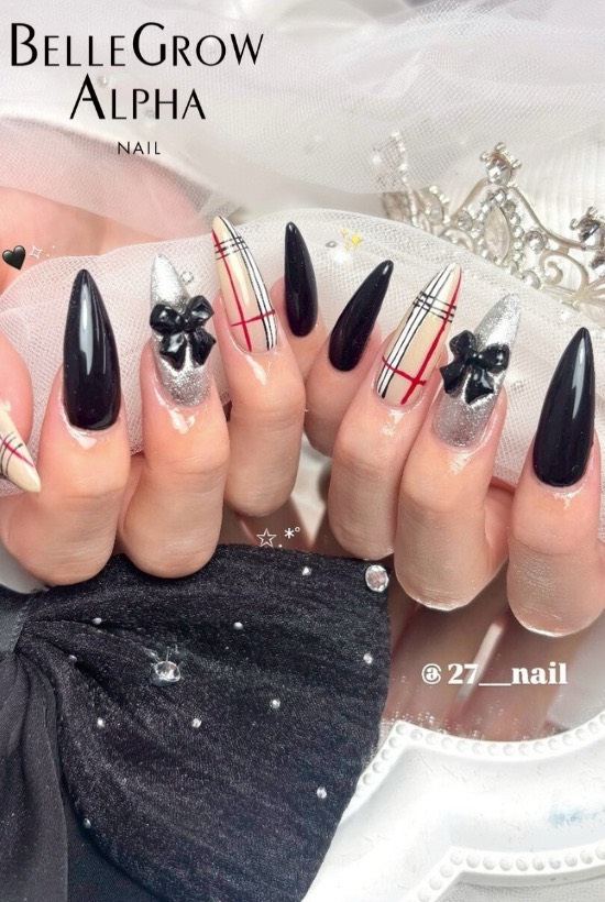 チェックネイル