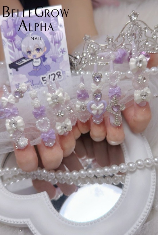 ゴテゴテロングネイル