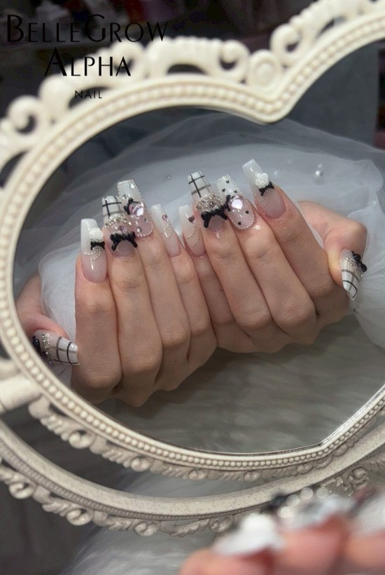 チェックネイル