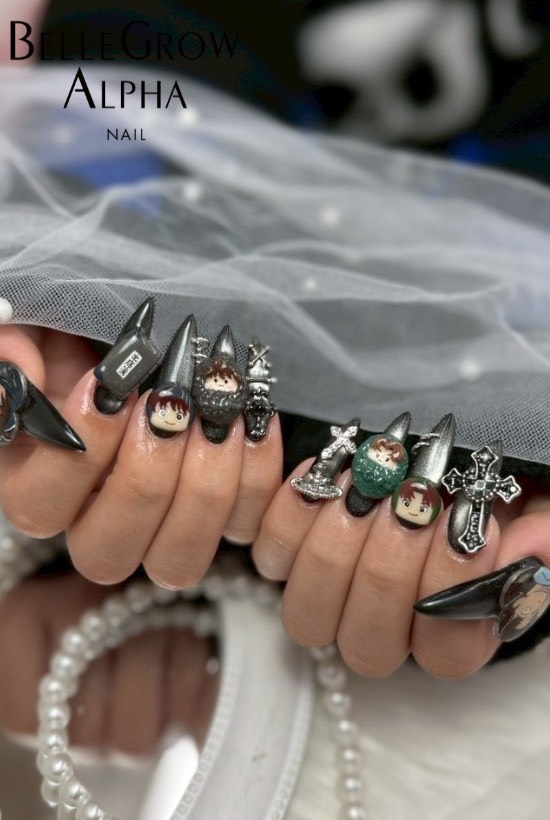 忍たま乱太郎ネイル