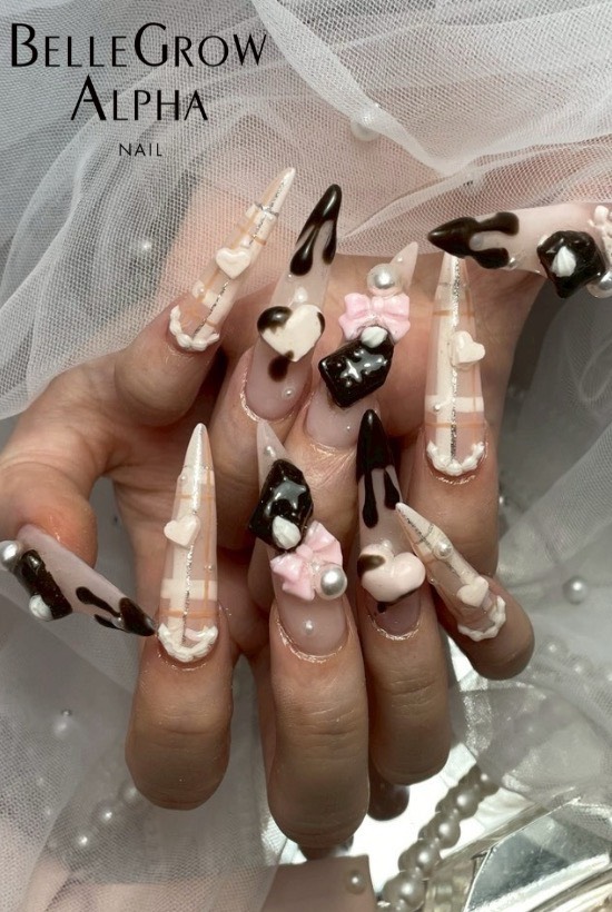 たらしこみネイル