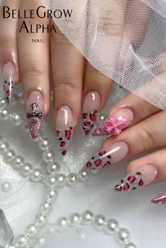 ヒョウ柄ネイル